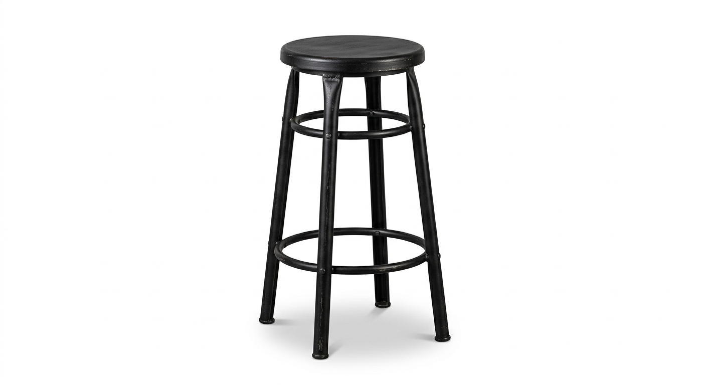 Industrial bar stool