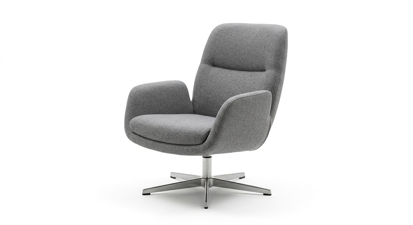 Modern swivel armchair