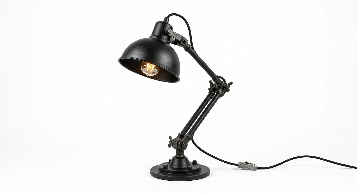 Industrial black lamp