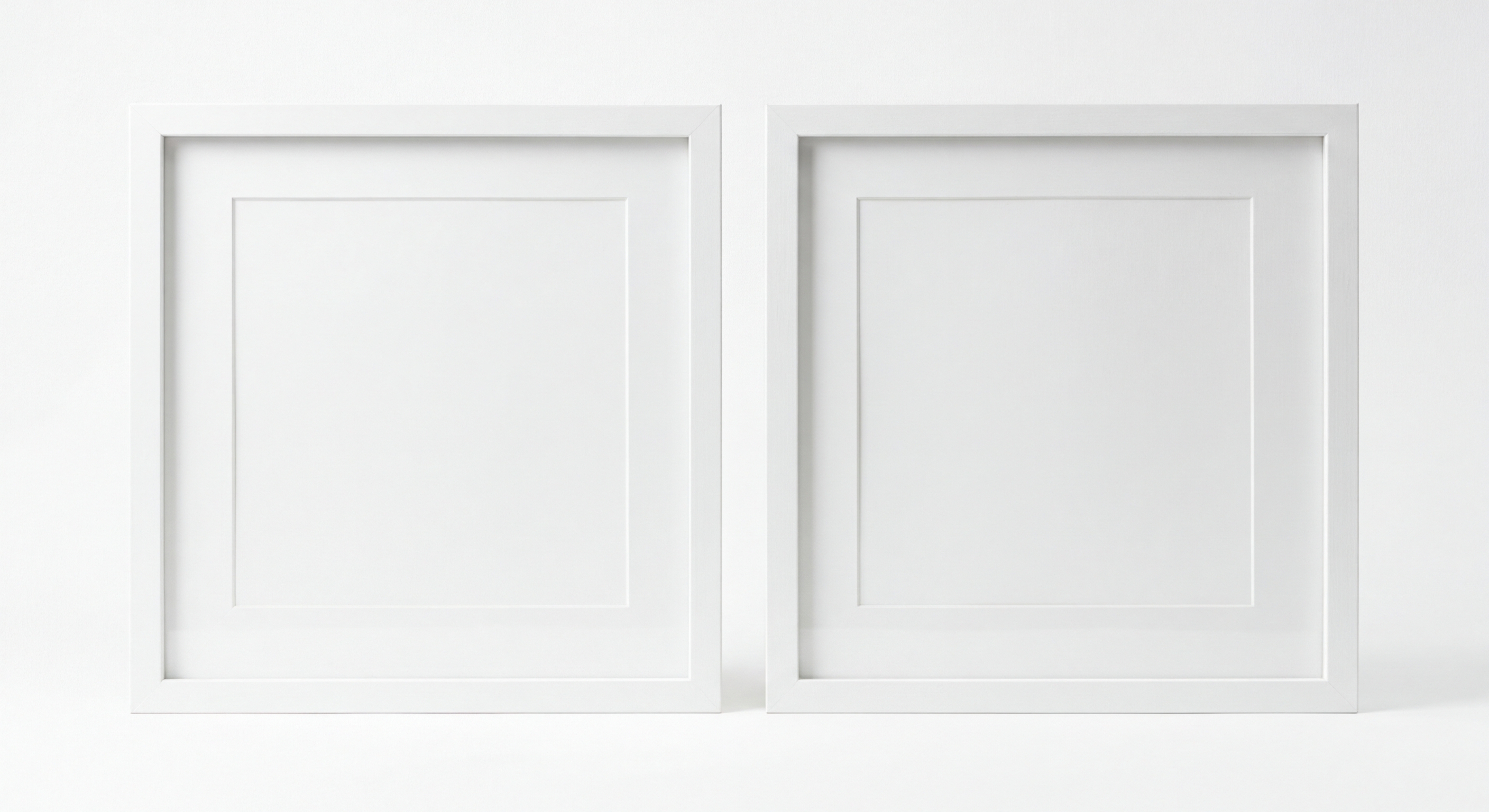 Minimalist white wooden decoration