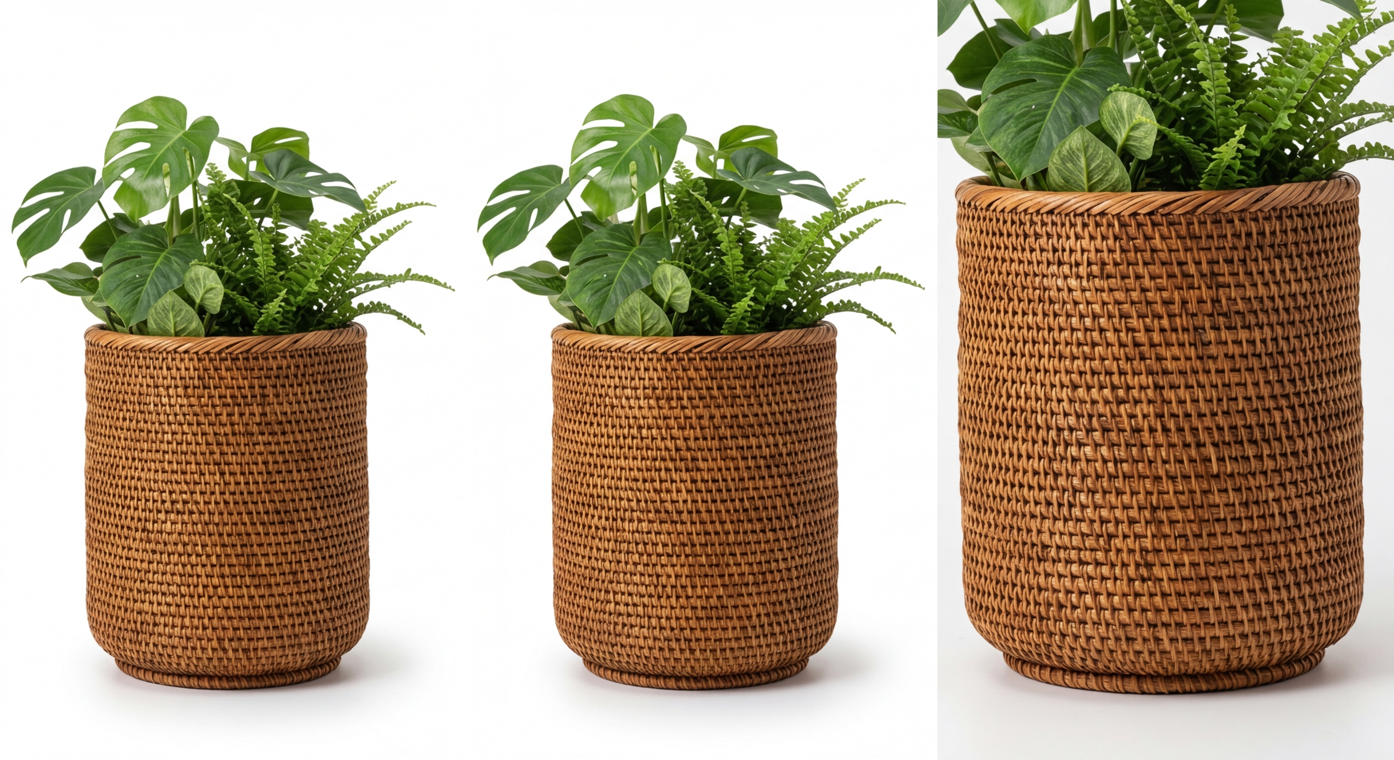 Warm rattan basket