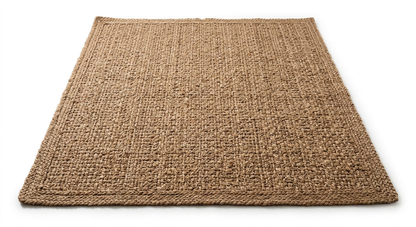 Industrial rattan rug