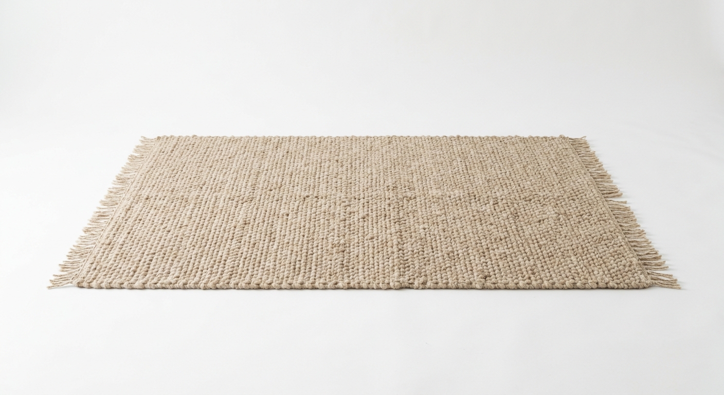 Scandinavian beige rug