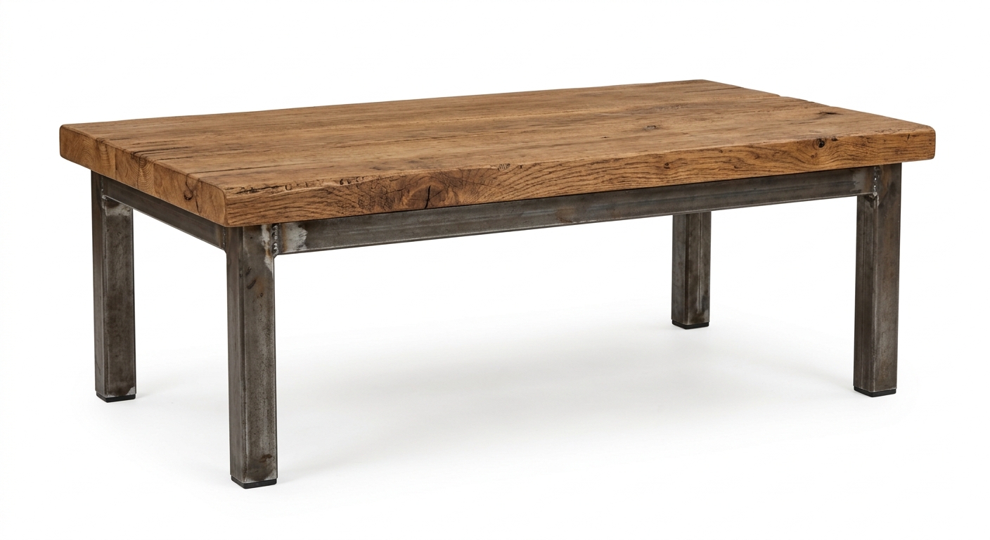 Industrial low coffee table